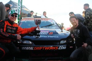 Phil & James from Driftworks after winning the BDC