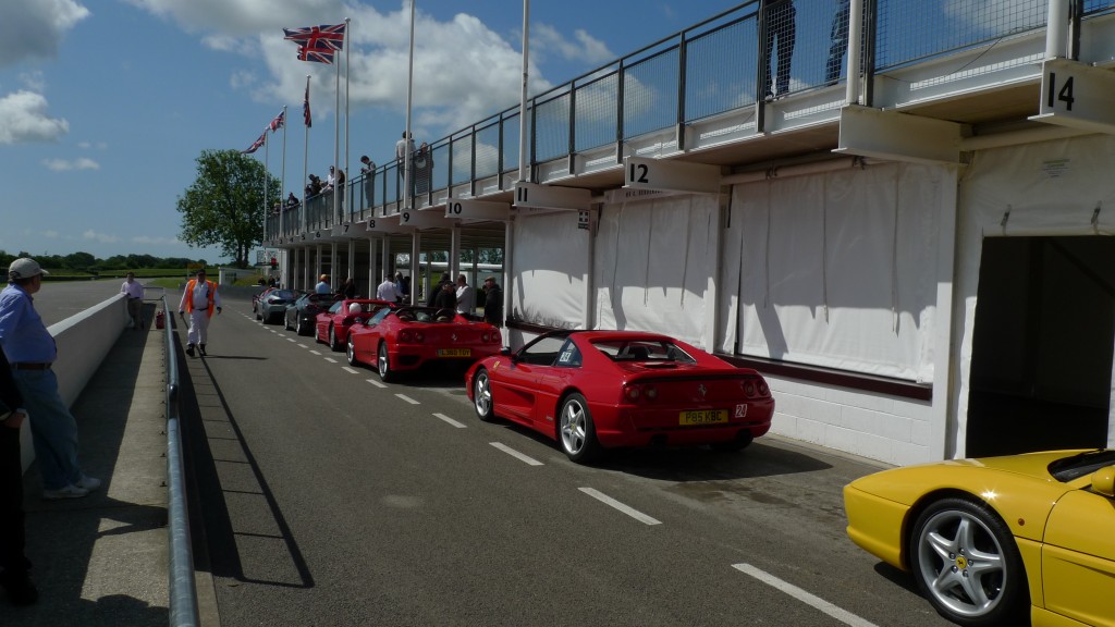 Ferrari Pit Lane at Goodwood