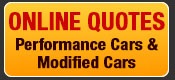 Online quote - modified car