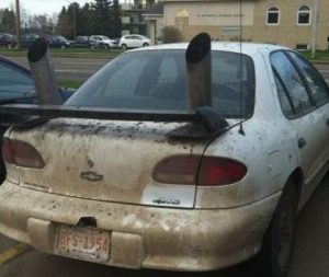 Worst Car Modifications - Exhausting
