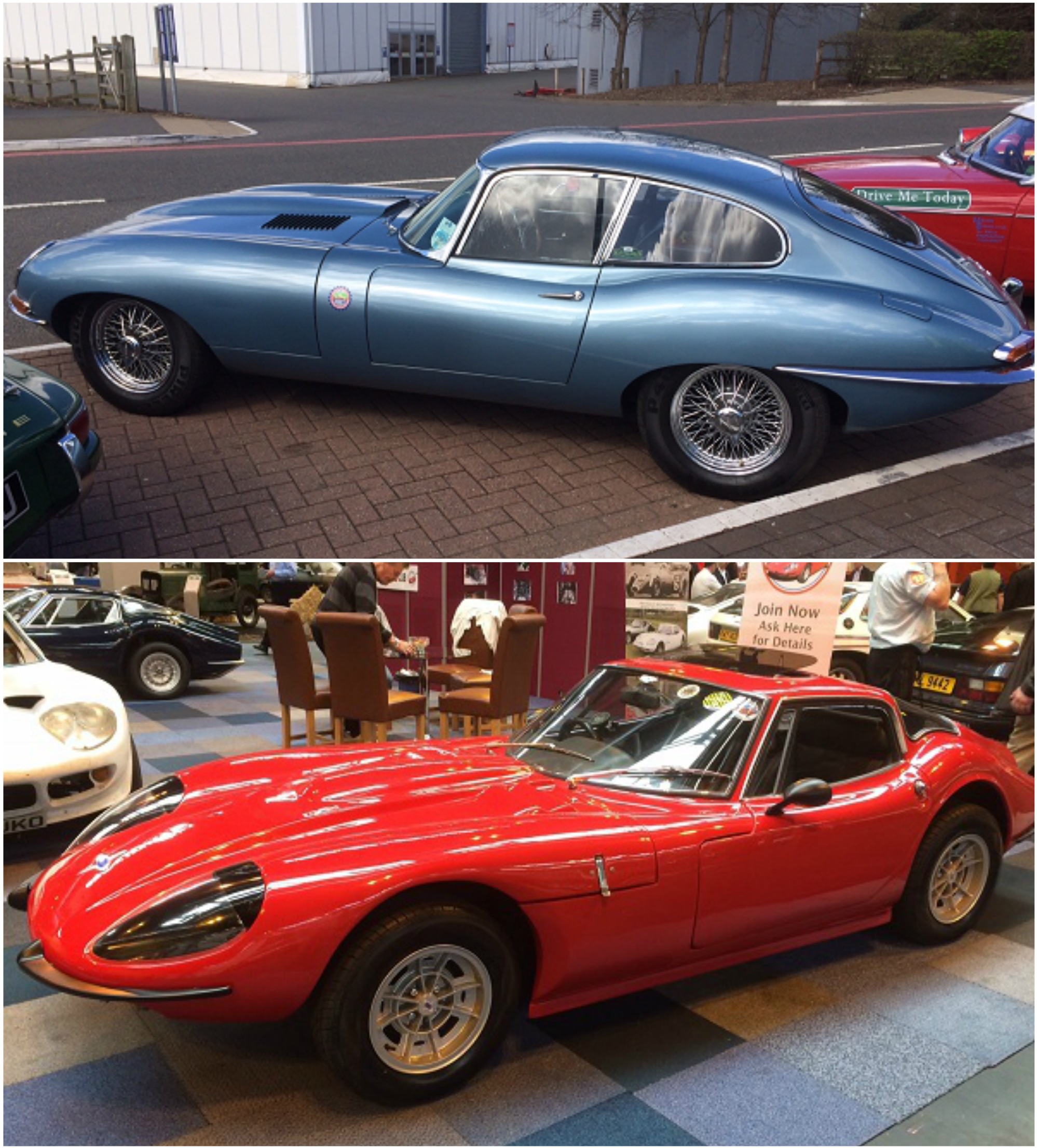 Classic car and restoration show - collage 2